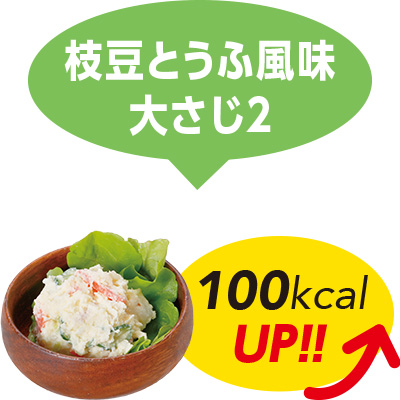 }Ƃӕ傳2vX100kcal up!