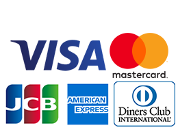 クレジットカード決済(Visa/Master/JCB/AMEX/Diners)