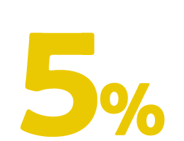 決済金額の5%