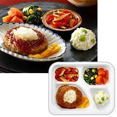 きくばりごぜん たまねぎソースの和風ハンバーグ
