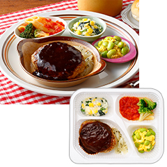 きくばりごぜん デミグラスハンバーグ
