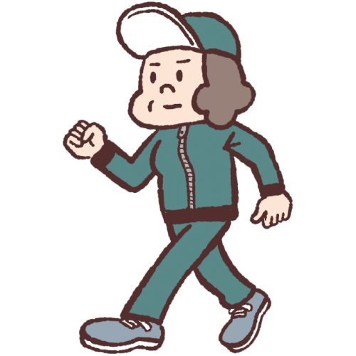 画像：少し遠回りして帰る