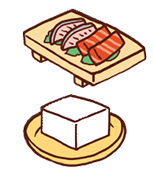 刺身を加熱調理したり、つぶしやすい豆腐や合いびき肉、レバーなどを使うことで時短調理になる