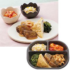ヘルシー食堂 いわしの生姜煮と彩り野菜の包み煮の詳細 介護食品 栄養調整食品の通販 宅配ならヘルシーネットワーク
