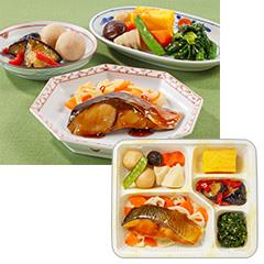 気くばり御膳 ブリの照り焼きセットの詳細 介護食品 栄養調整食品の通販 宅配ならヘルシーネットワーク