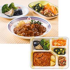 気くばり御膳 ビーフカレーセットの詳細 介護食品 栄養調整食品の通販 宅配ならヘルシーネットワーク