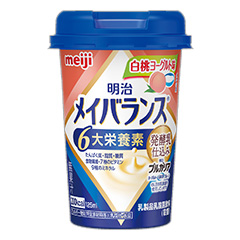 明治 メイバランス 64本 ミニ 白桃 ブルーベリー ストロベリー 明治メイバランスMiniカップ 白桃ヨーグルト味の詳細 | 介護食品・栄養