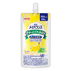 明治メイバランスぎゅっとソフトJelly(ゼリー) バナナヨーグルト味の