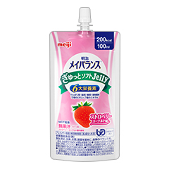 明治メイバランスぎゅっとソフトJelly(ゼリー) ピーチヨーグルト味の